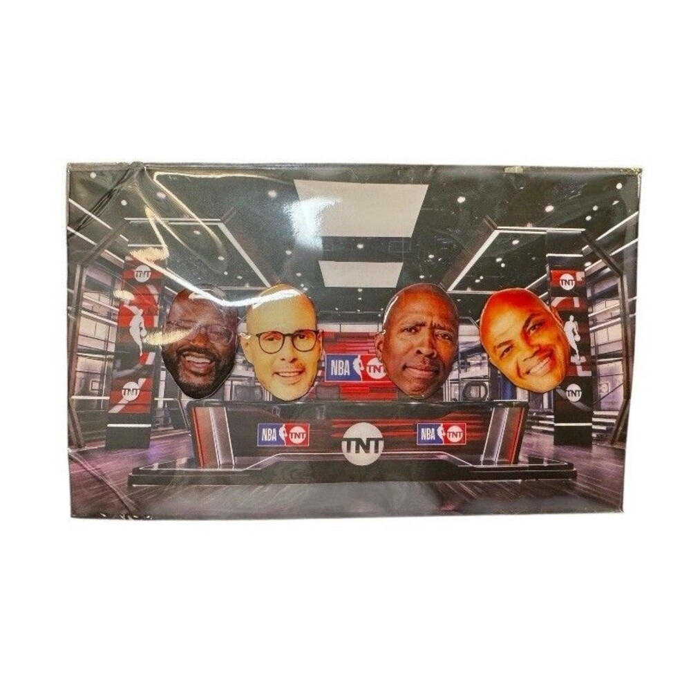 Inside the NBA TNT NBA Playoffs 2025 Collectible Pins Shaq Ernie Kenny Chuck FC2